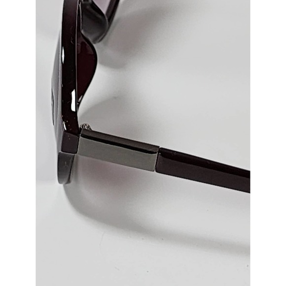 FGX Foster Grant Full Round Dark Chocolate Brown & Silver Sunglasses 52033FGX616 - Picture 9 of 12